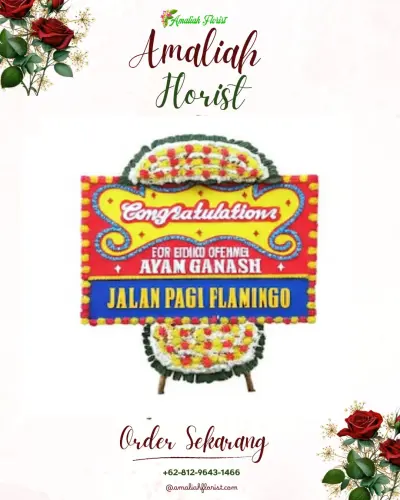 Bunga Papan Congratulation di Sindangbarang